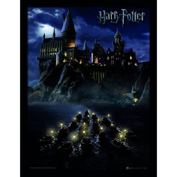 Affiche Encadrée Poudlard Harry Potter - 30 x 40 cm