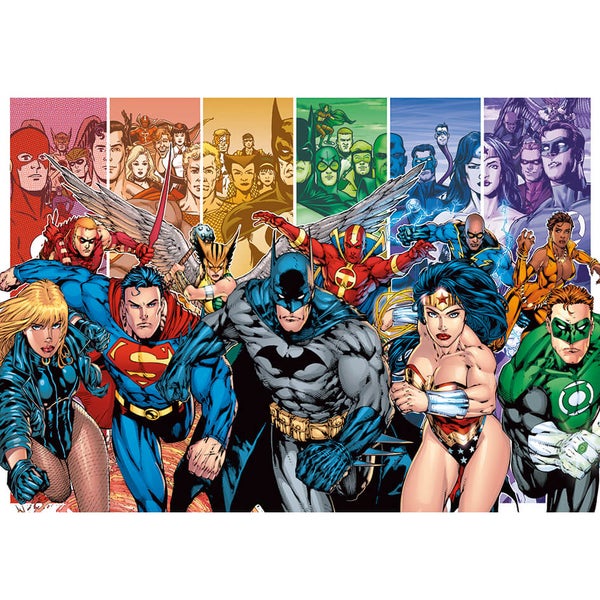 Toile Imprimée DC Comics Justice League America Generations 85 x 120 cm