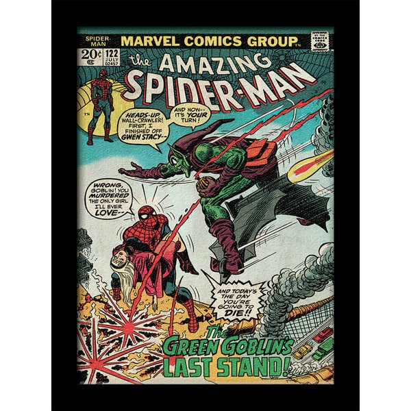 Affiche Marvel Comics Spider - Man Vs. Green Goblin 30 x 40cm - Gel Coat