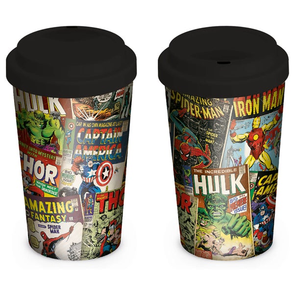 Marvel Retro Covers Travel Mug