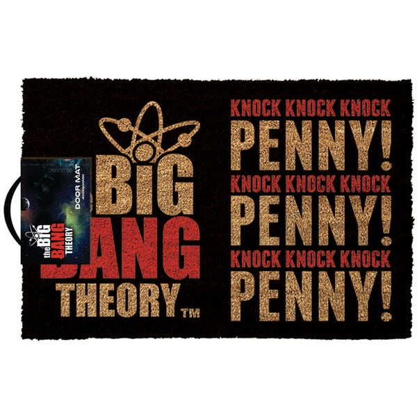 The Big Bang Theory Knock Knock Knock Doormat