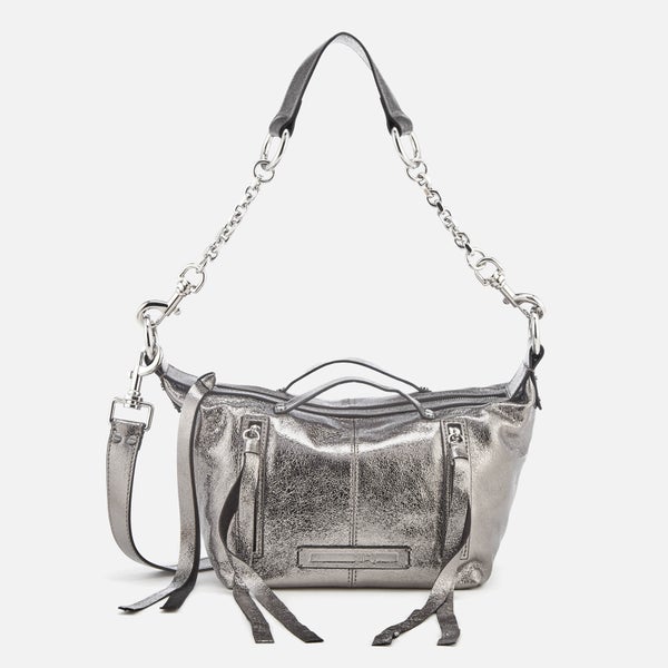 McQ Alexander McQueen Women's Loveless Mini Hobo Bag - Steel