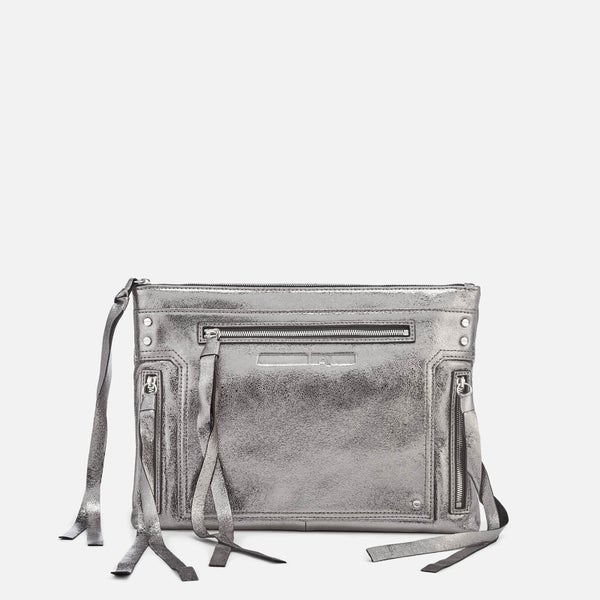 McQ Alexander McQueen Women's Loveless Biker Pouch - Steel