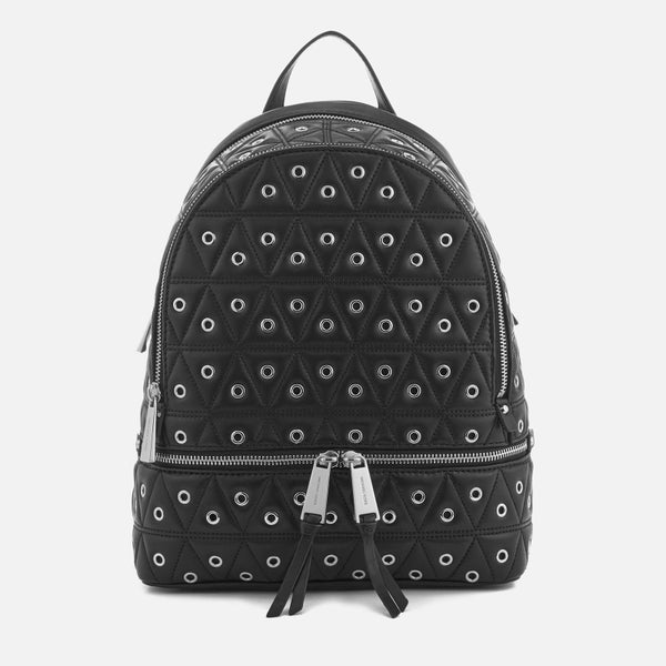 MICHAEL MICHAEL KORS Women's Rhea Zip Medium Backpack - Black