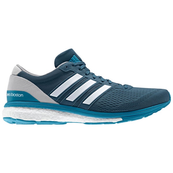 adidas Men's adizero Boston 6 Running Shoes - Blue/Grey