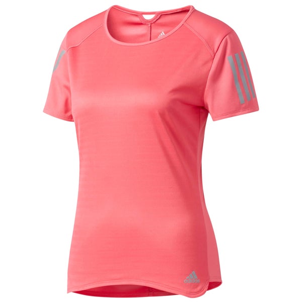 adidas Women's Response Running T-Shirt - Super Pink