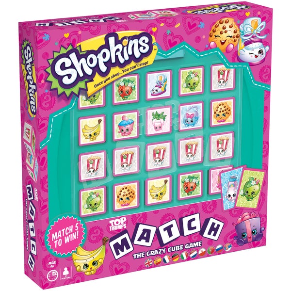 Top Trumps Match Board Game - Shopkins Edition