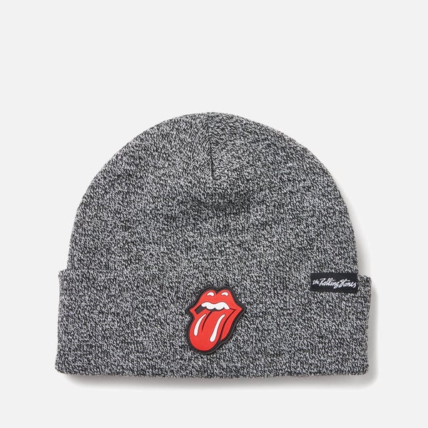 Rolling Stones Beanie Hat - Black/Ecru