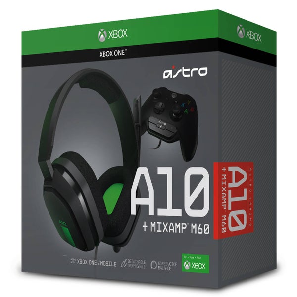 Casque de Gaming ASTRO A10 + Mix Amp M60 (Xbox One)