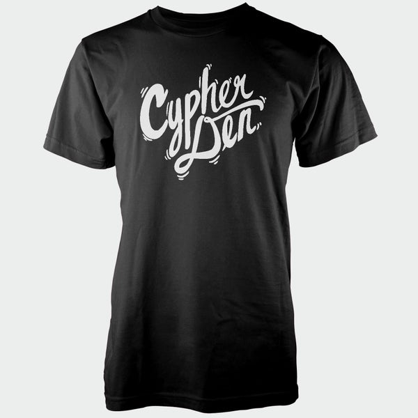 T-Shirt Homme Logo Cypherden Typography - Noir
