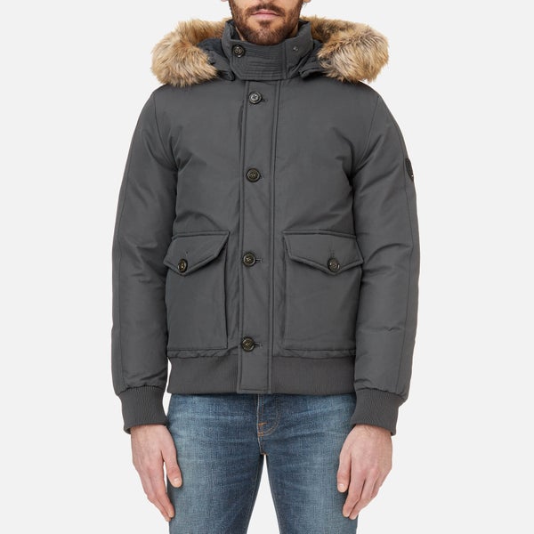 Tommy Hilfiger Men's Hampton Down Bomber Jacket - Magnet