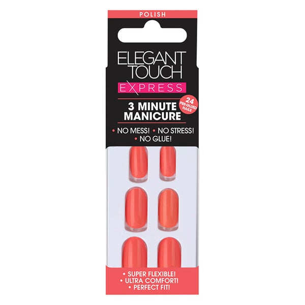 Express Nails Polished da Elegant Touch - Coral
