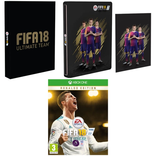 FIFA 18 - Ronaldo Edition With Exclusive Steelbook and Artcard