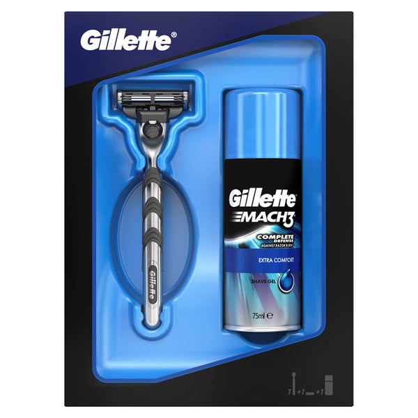 Gillette MACH3 + 75ml Gel Gift Set