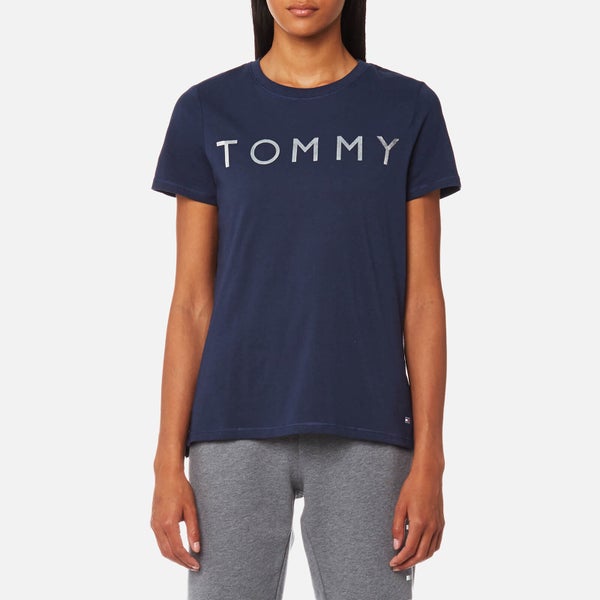 Tommy Hilfiger Women's Tommy Print T-Shirt - Peacoat