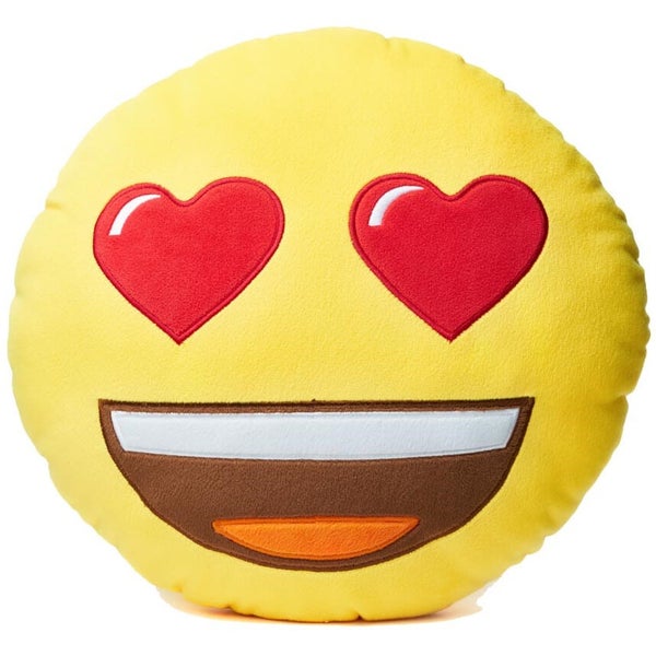 Emoji Cushion - Heart Eyes