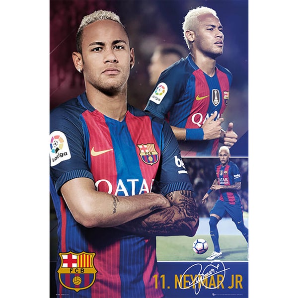 Barcelona Neymar Collage - 61 x 91.5cm Maxi Poster