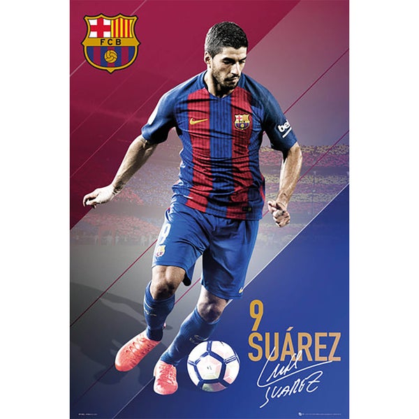 Barcelona Suarez 16/17 - 61 x 91.5cm Maxi Poster