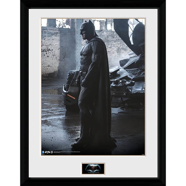 Batman Vs. Superman Batman - 16 x 12 Inches Framed Photograph