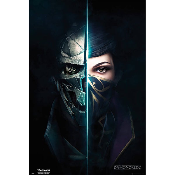 Dishonored 2 Faces - 61 x 91.5cm Maxi Poster