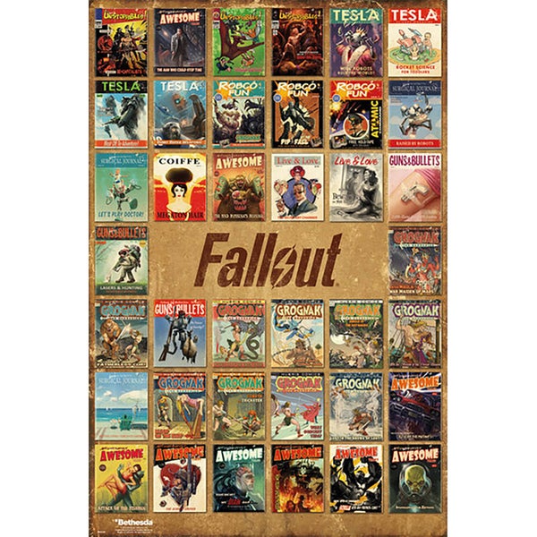 Fallout 4 Magazine Compilation - 61 x 91.5cm Maxi Poster