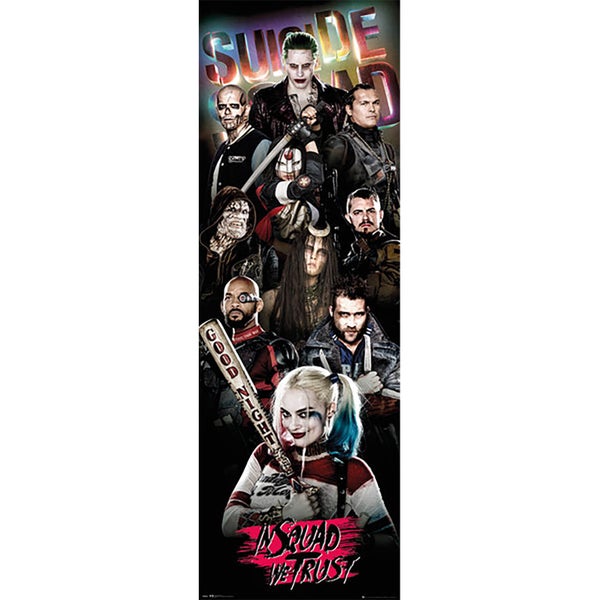 Suicide Squad Collage - 53 x 158cm Door Poster