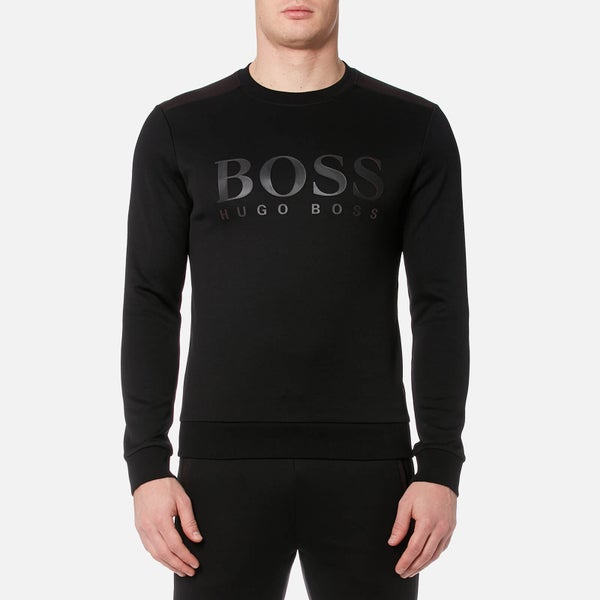 BOSS Green Men's Salbo Crew Neck Sweatshirt - Black
