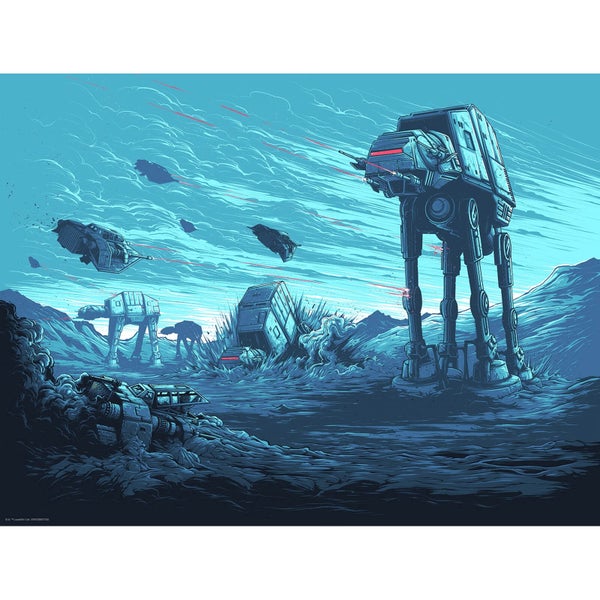 Attack Pattern Delta - Zavvi Exclusive Star Wars Dan Mumford Gesigneerde Silkscreen (45 x 60 cm)