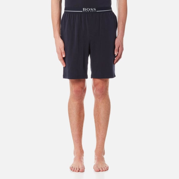 BOSS Hugo Boss Men's Small Logo Sweat Shorts - Navy
