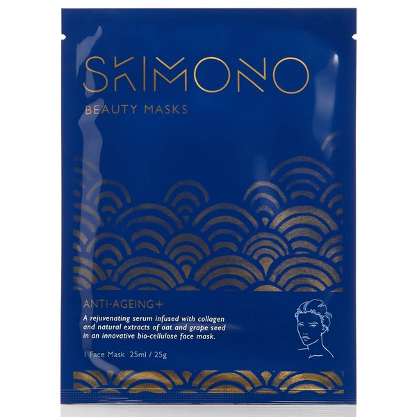 Тканевая антивозрастная маска для лица Skimono Beauty Face Mask for Anti-Ageing 25 мл