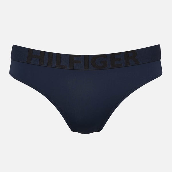 Tommy Hilfiger Women's Thong - Black/Navy Blazer