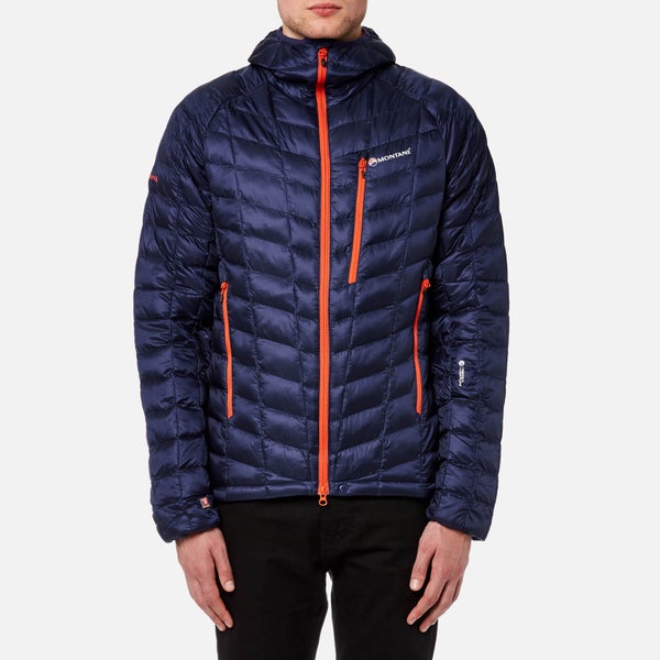 Montane Men's Hi-Q Luxe Jacket - Antarctic Blue/Burnt Orange