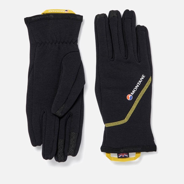 Montane Men's Power Stretch Pro Gloves - Black/Kiwi