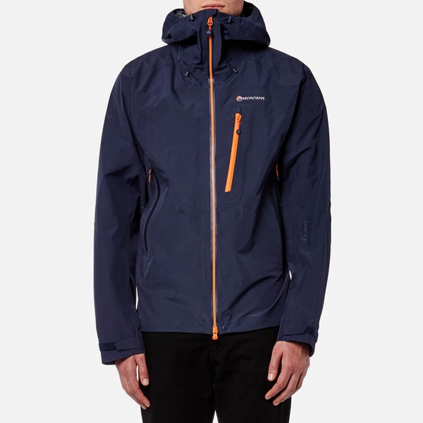 Montane Men's Alpine Pro Gore-Tex Jacket - Antarctic Blue/Burnt Orange