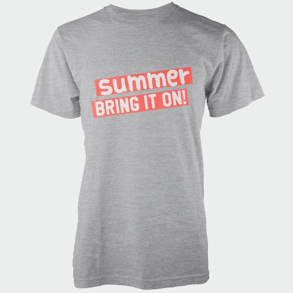 Summer Bring It On! Grey T-Shirt