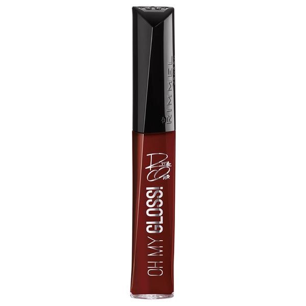 Rimmel Rita Ora Oh My Gloss Shades of Black Lip Gloss - Black Red 6.5ml