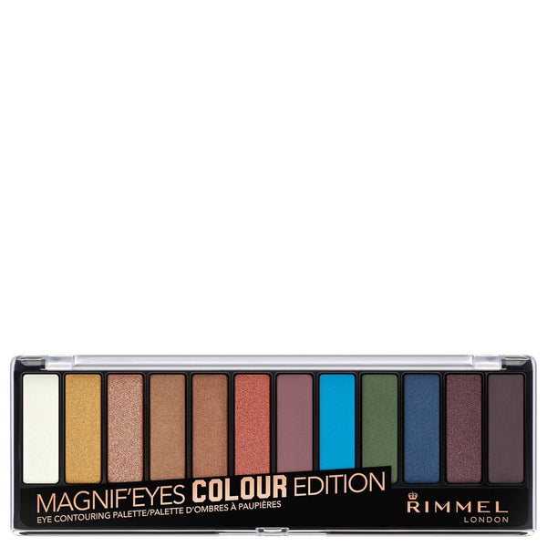 Палетка теней Rimmel 12 Pan Eyeshadow Palette — Bold Edition 14 г