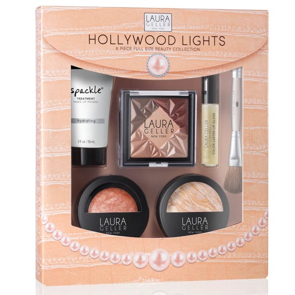 Laura Geller Hollywood Lights 6 Piece Beauty Collection - Fair (Worth £91)