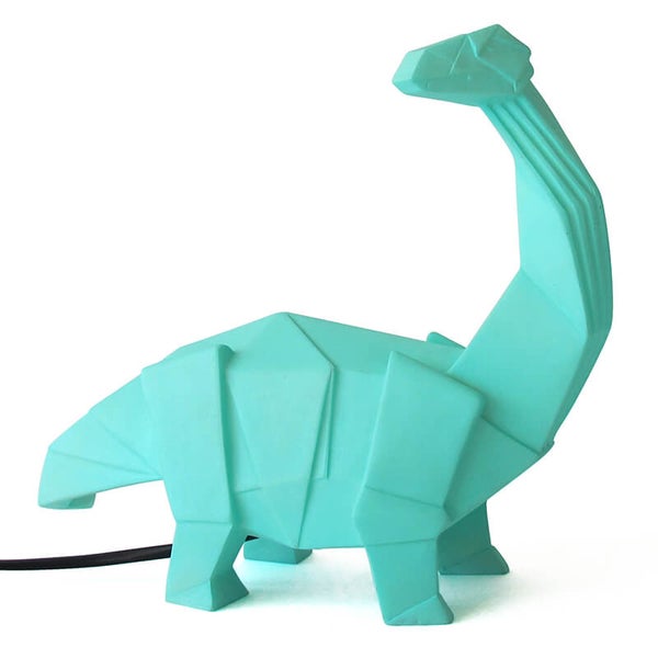 Lampe Dinosaure Origami - Bleu Turquoise
