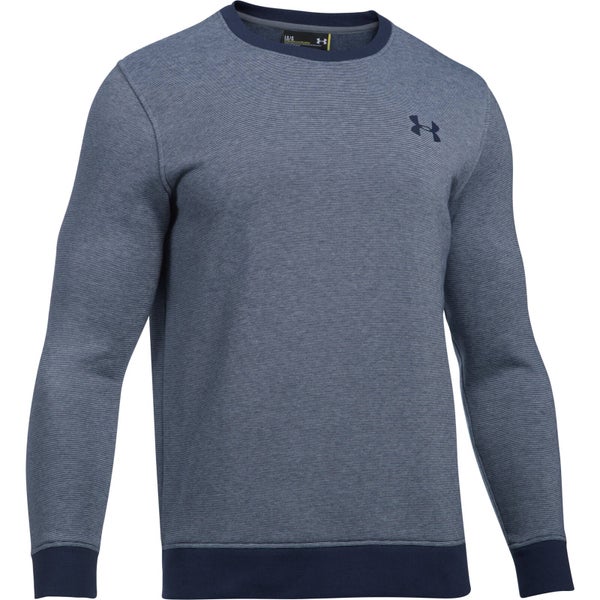 Under Armour Men's Fitted Crew Jumper - Navy