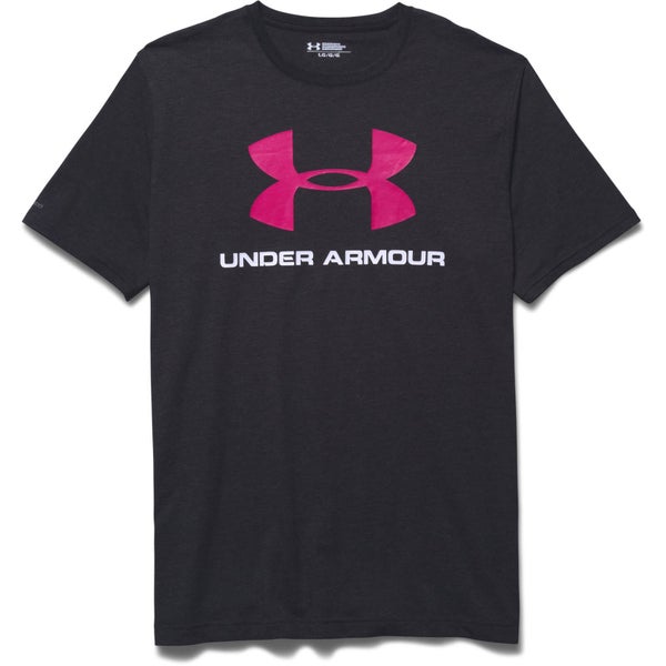 Under Armour Men's Sportstyle Logo T-Shirt - Black/Red