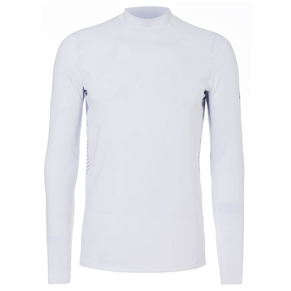 Under Armour Men's ColdGear Reactor Fitted Long Sleeve Top - White