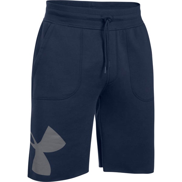 Under Armour Men's Rival Exploded Graphic Shorts - Navy