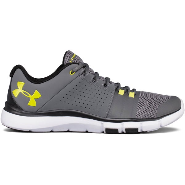 Under Armour Men's Strive 7 Training Shoes - Grey/Yellow