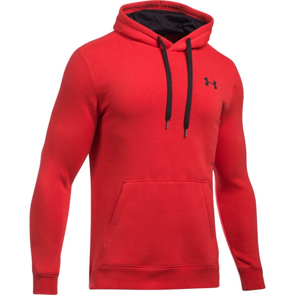 Under Armour Men's Rival Fitted Hoody - Red