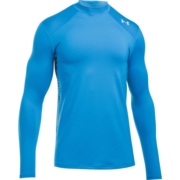 Under Armour Men's ColdGear Reactor Fitted Long Sleeve Top - Blue