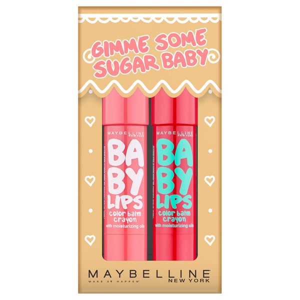 Подарочный набор бальзамов для губ Maybelline Gimme Some Sugar Baby Lips Gift Set