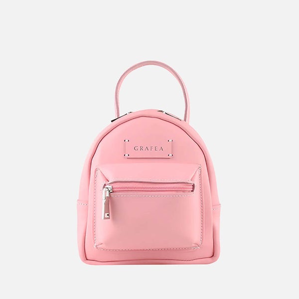 Grafea Women's Mini Zippy Pink Backpack - Pink