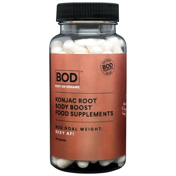 Suplementos Alimentares Body Boost com Raiz de Konjac da BOD - 90 Cápsulas