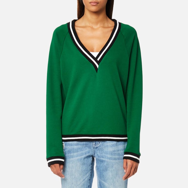 MINKPINK Move Women's Second Base Sweatshirt - Emerald Green